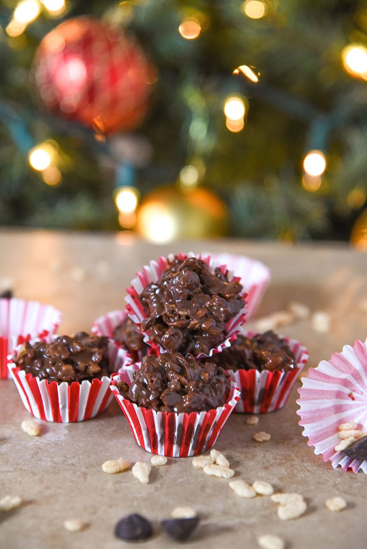 Chocolate Peanut Butter Balls Rice Krispies