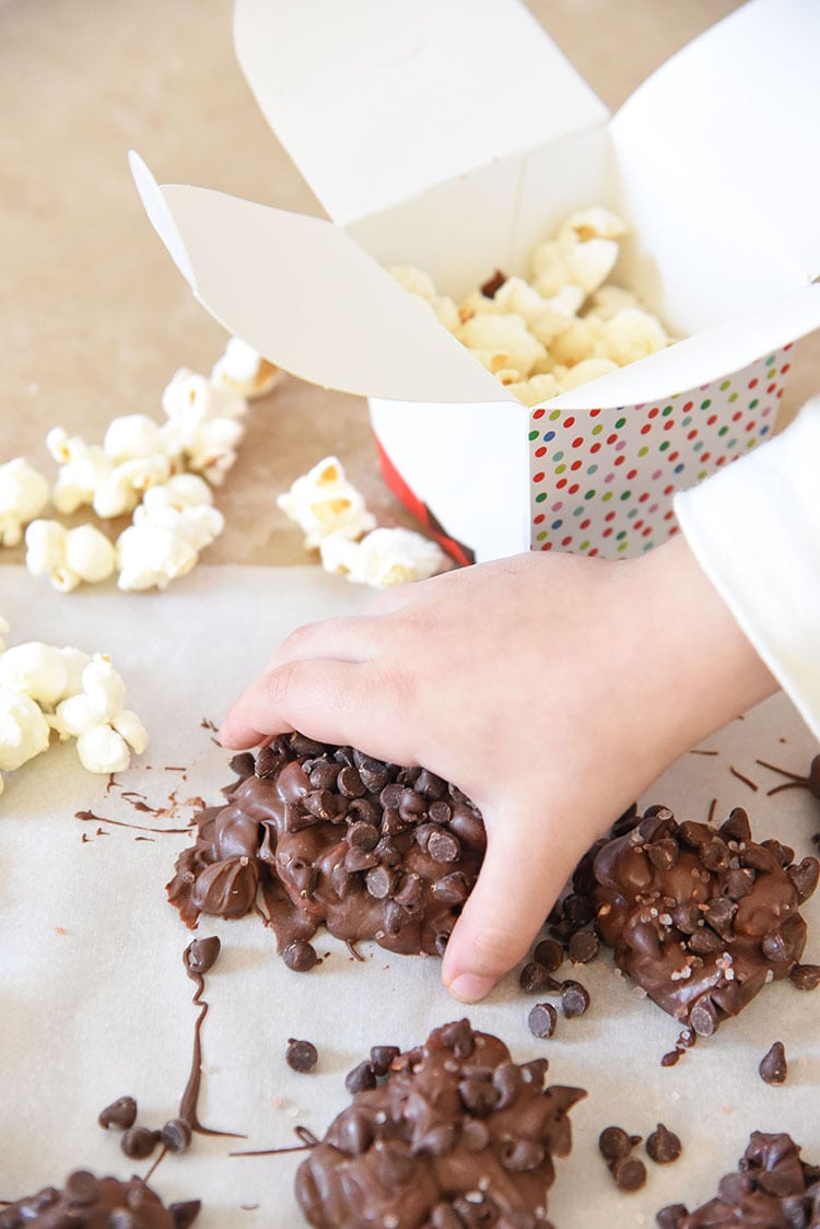 chocolate covered peanut clusters