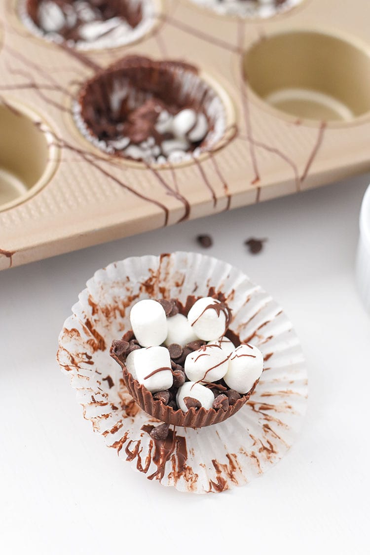 hot chocolate cupcakes