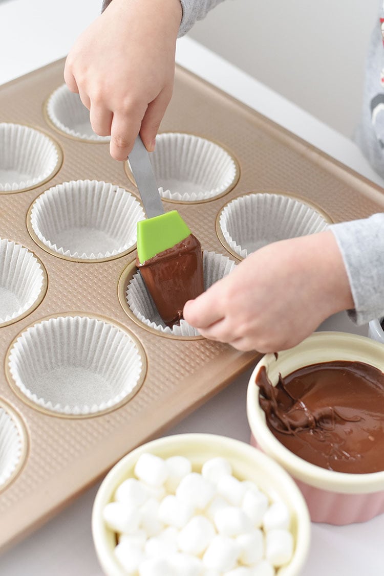 chocolate muffin cups