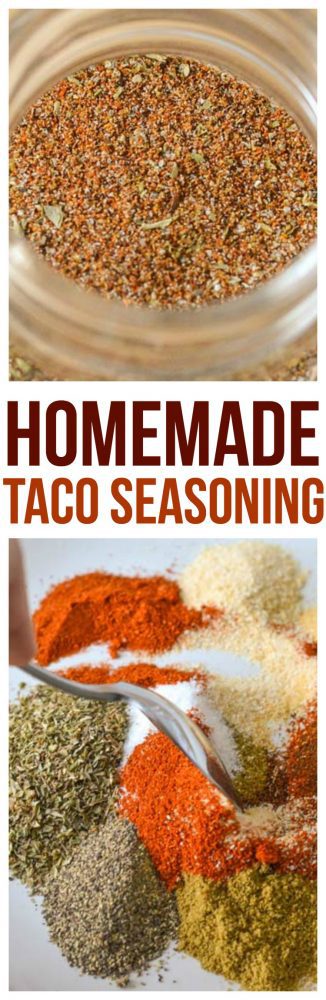 taco seasoning recipe homemade super quick and easy tex mex food at home, great for tacos, burritos, taco soup, seasoning chicken and more