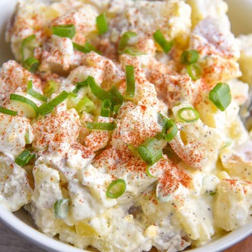 Potato Salad with Eggs Recipe - Old Fashioned Potato Salad - Courtney's ...