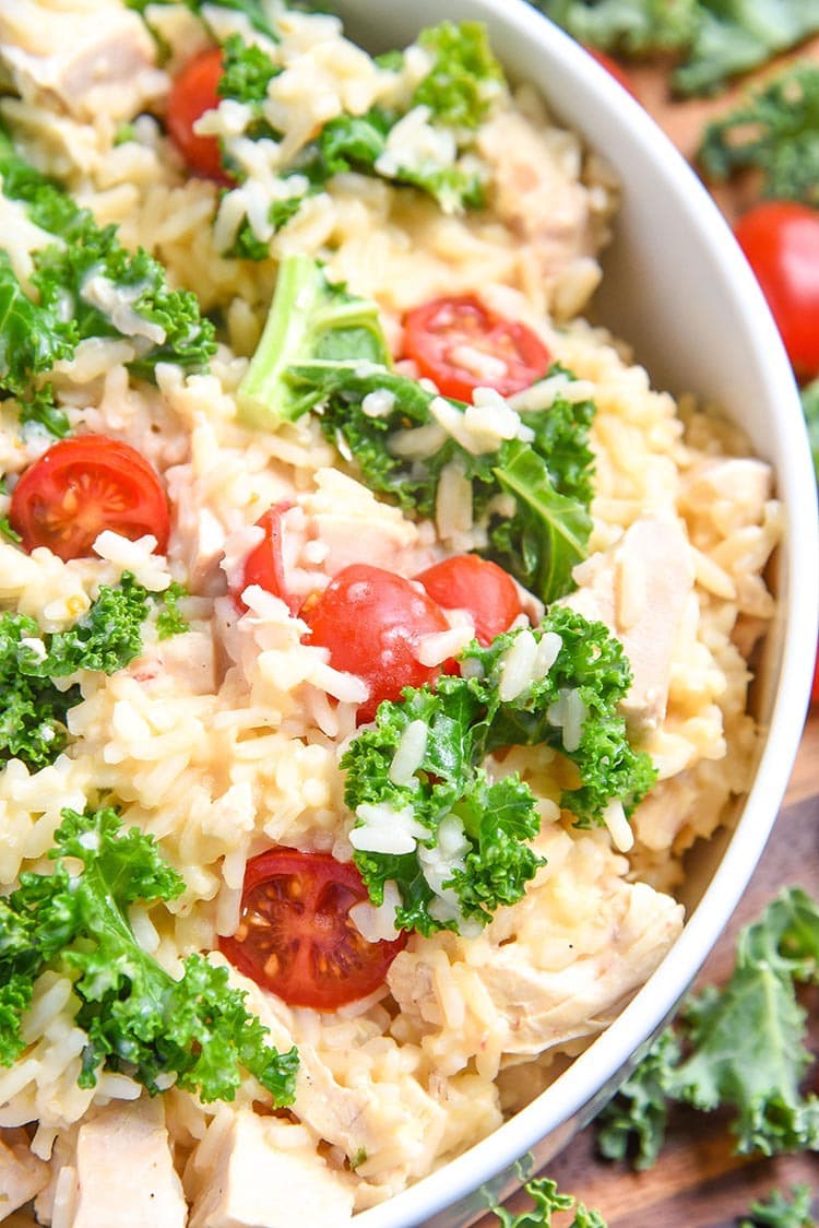 easy chicken risotto