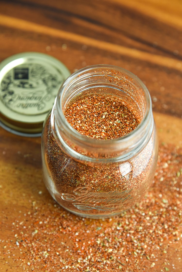 Make your own homemade fajita seasoning recipe instead of using a seasoning packet! It's perfect for chicken fajitas, steak fajitas, shrimp fajitas, or even vegetarian fajitas.