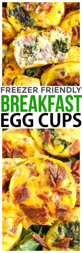 Freezer Friendly Breakfast Recipe - Serve Breakfast Egg Cups for Easter Brunch or make these easy baked egg muffins recipe for freezer friendly breakfast meal planning.