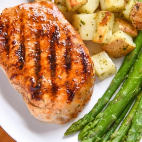 If you're looking for a pork chop marinade that's perfect for grilled pork chops or even baked pork chops this is it! It's full of flavor and a quick and easy marinade recipe. This is perfect for your family dinner or your summer bbq parties. You can even use this pork chop marinade on chicken and steak!