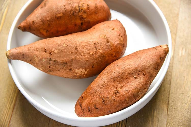 Our Air Fryer Baked Sweet Potato recipe results in a sweet potato baked to perfection! Fresh and delicious
