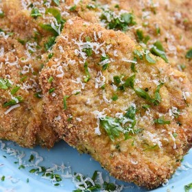 Parmesan Crusted Pork Chops Dinner