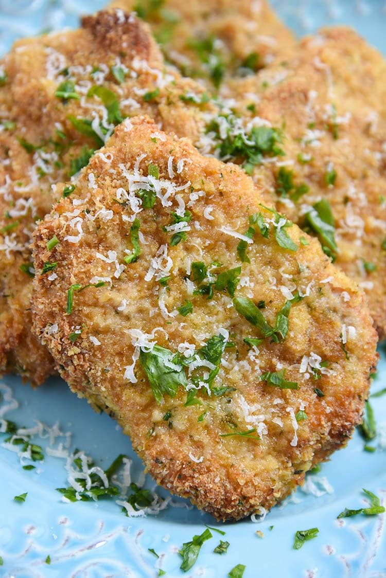 Parmesan Crusted Pork Chops 