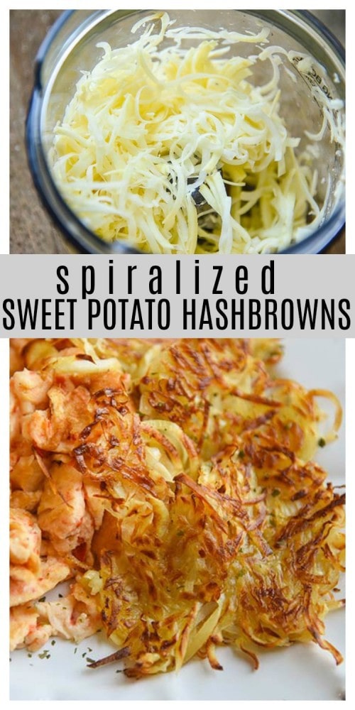 spiralized sweet potato hash browns