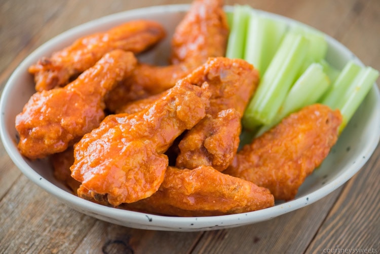 baked hot wings