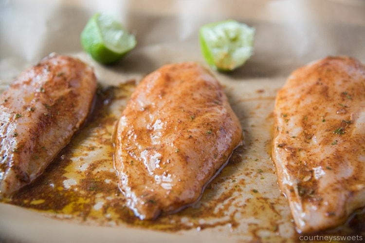 how long to marinade chicken for chili lime chicken