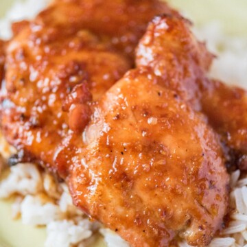 honey garlic chicken thighs