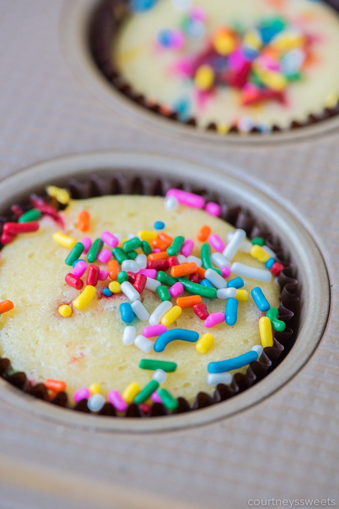 sprinkles pancake muffins