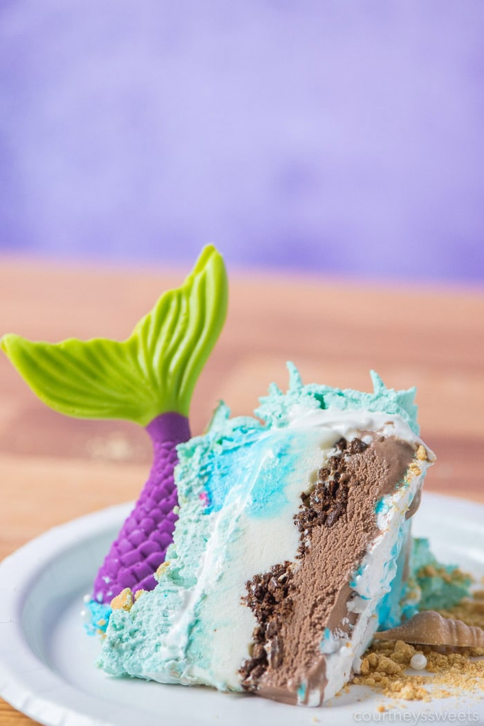 mermaid cake from carvel ice cream cake
