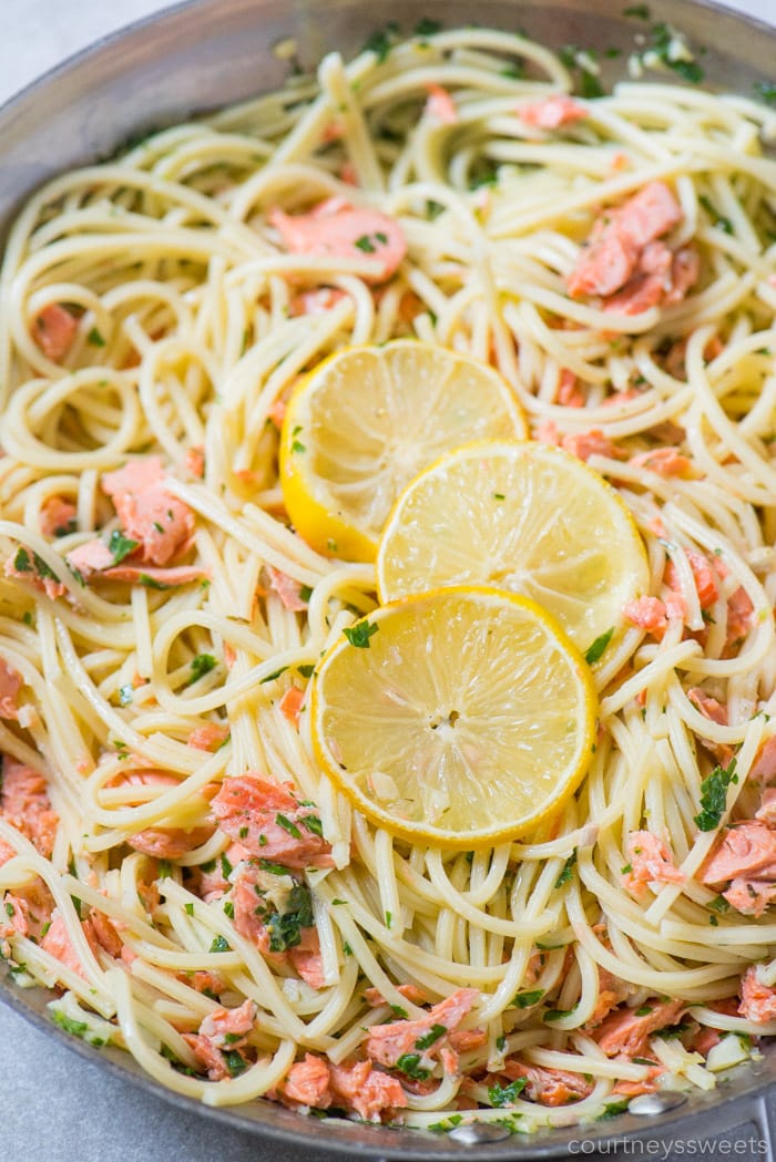 salmon pasta