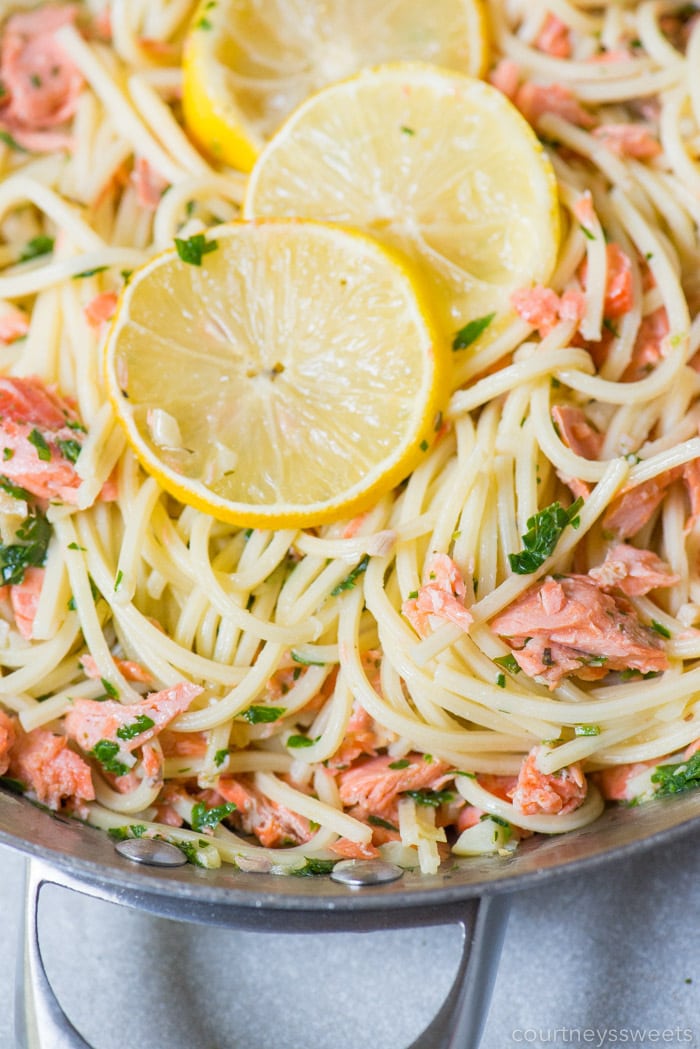 easy salmon and pasta recipe