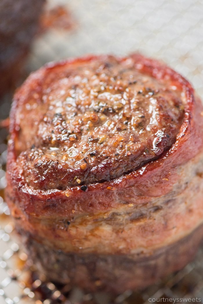 Air Fryer Bacon Wrapped Beef Tenderloin Recipe