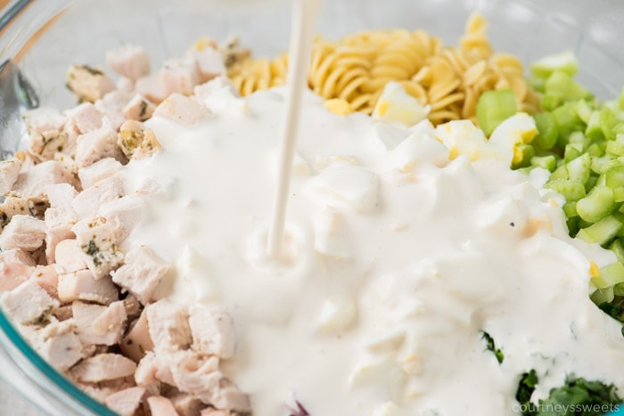 pasta salad with chicken