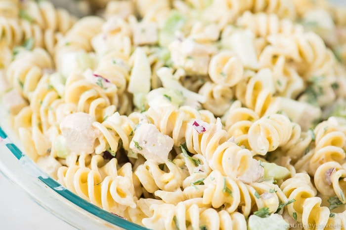 cold chicken pasta salad