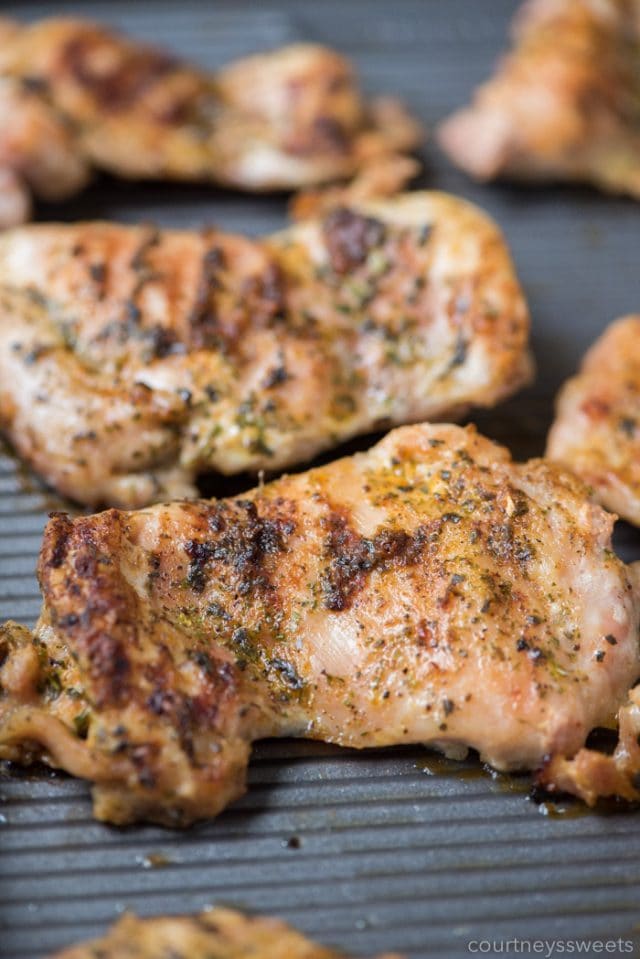 Oven Baked Chicken Thighs - Courtney's Sweets
