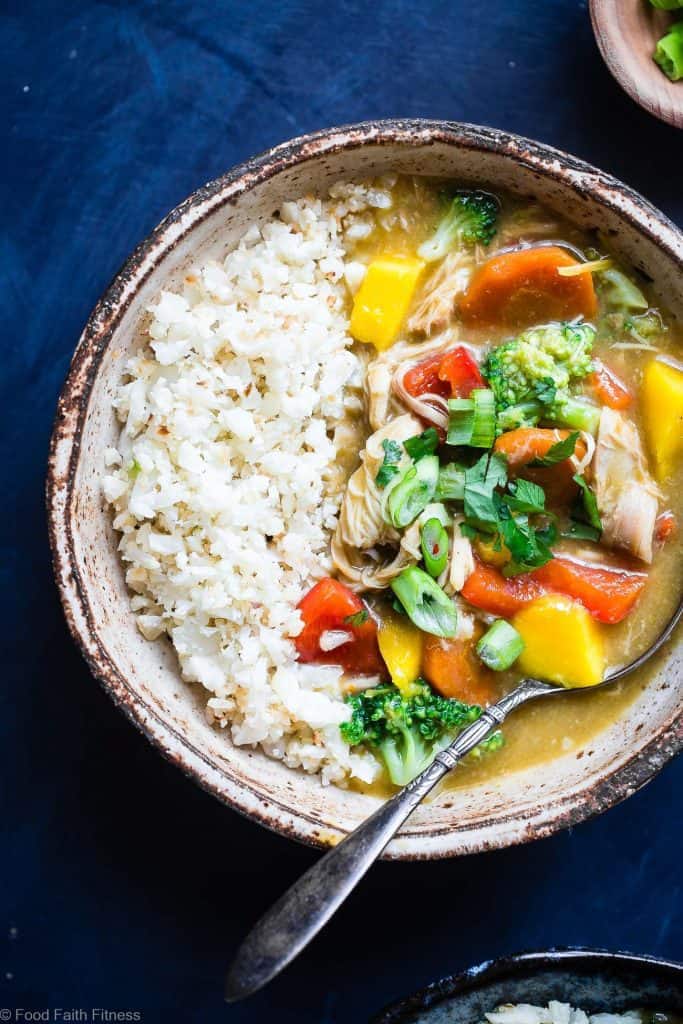 Slow Cooker Mango Chicken Curry