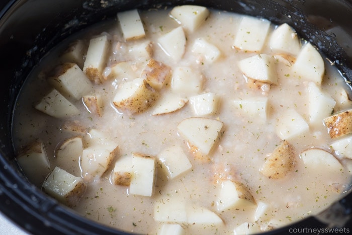 crock pot pork chops and potatoes