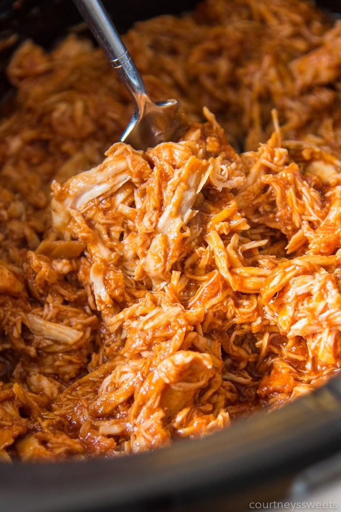 slow cooker shredded chicken