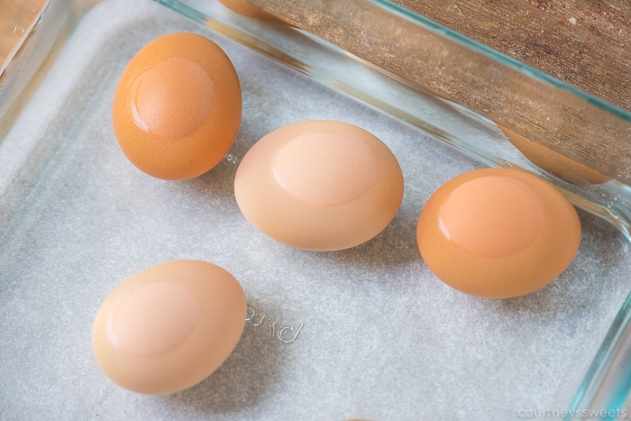 air fryer hard boiled eggs in water bath