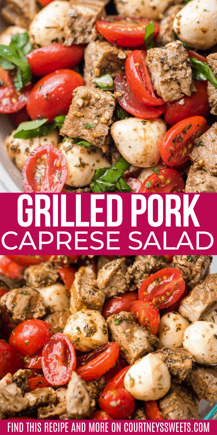 pork caprese salad easy recipe