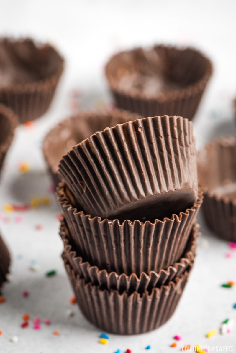 Chocolate Cups - Edible Chocolate Cupcake Liners - Courtney's Sweets