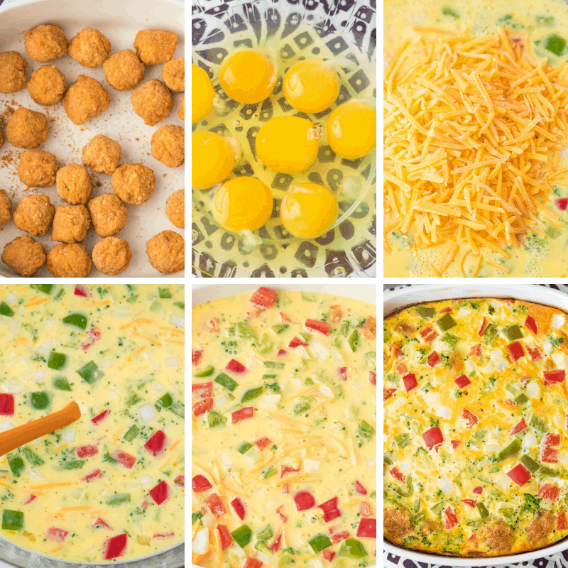 tater tot casserole step by step photos 