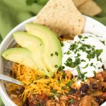 black bean chicken chili
