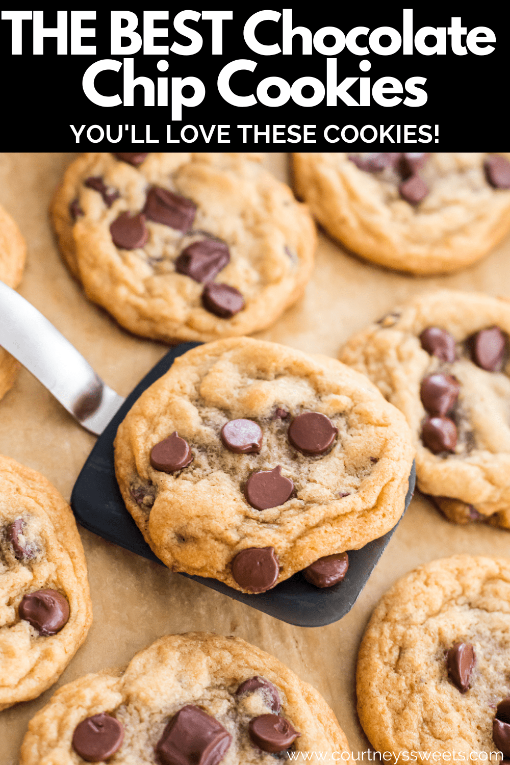 chocolate chip cookies pinterest image