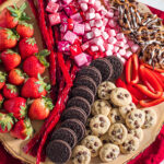 valentine's day charcuterie board.