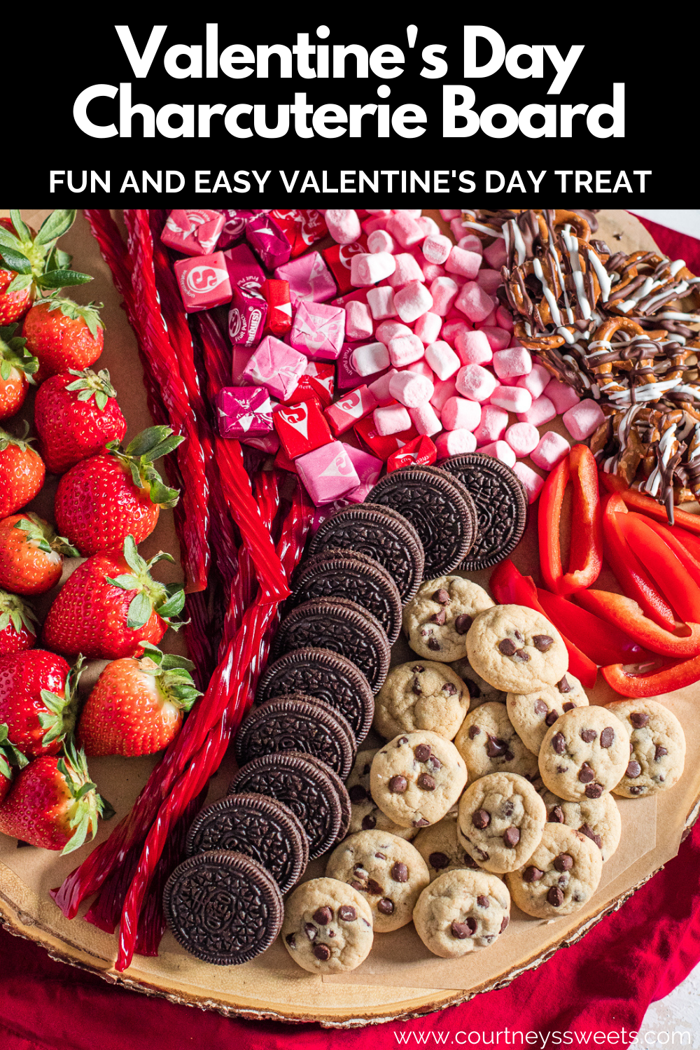 valentine's day charcuterie board pinterest image with text.
