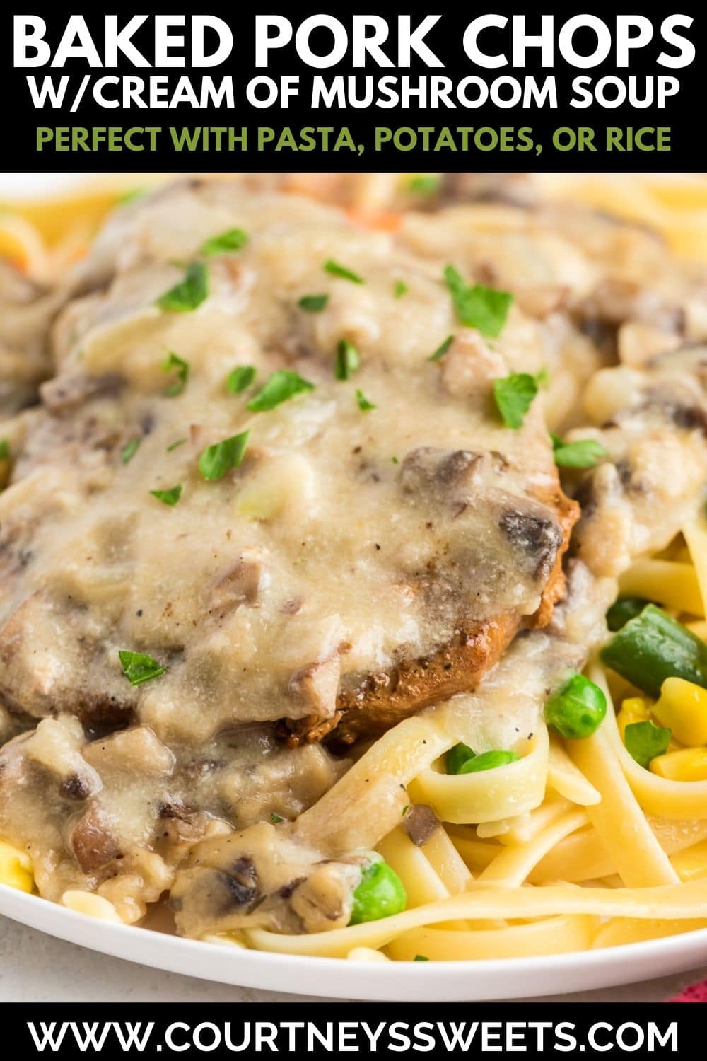 baked cream of mushroom pork chops pin