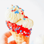 4th of July Chocolate Dipped Cones
