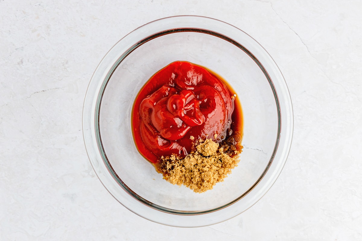 ingredients for meatloaf glaze.