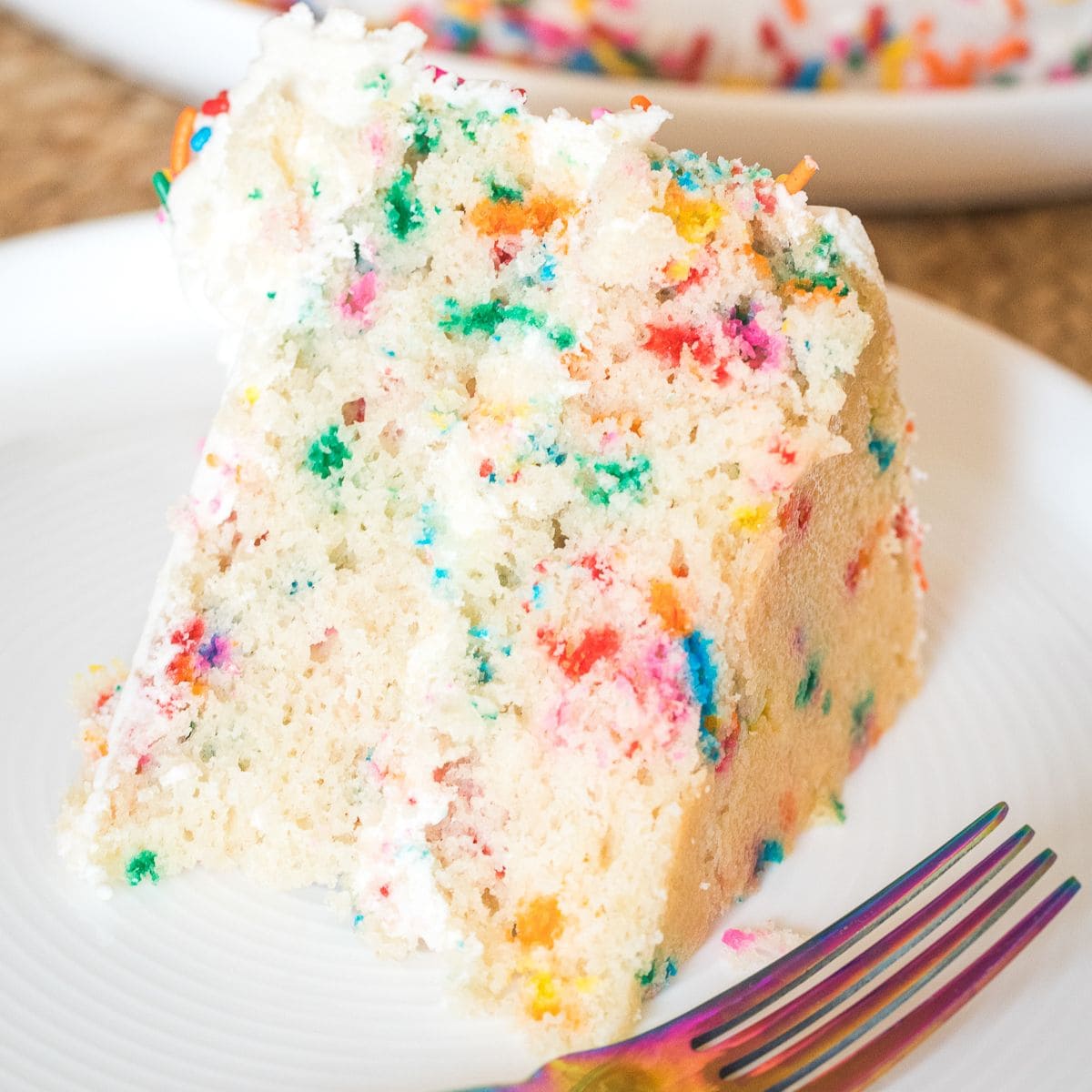 Confetti Cake (Sprinkle Cake) Courtney's Sweets