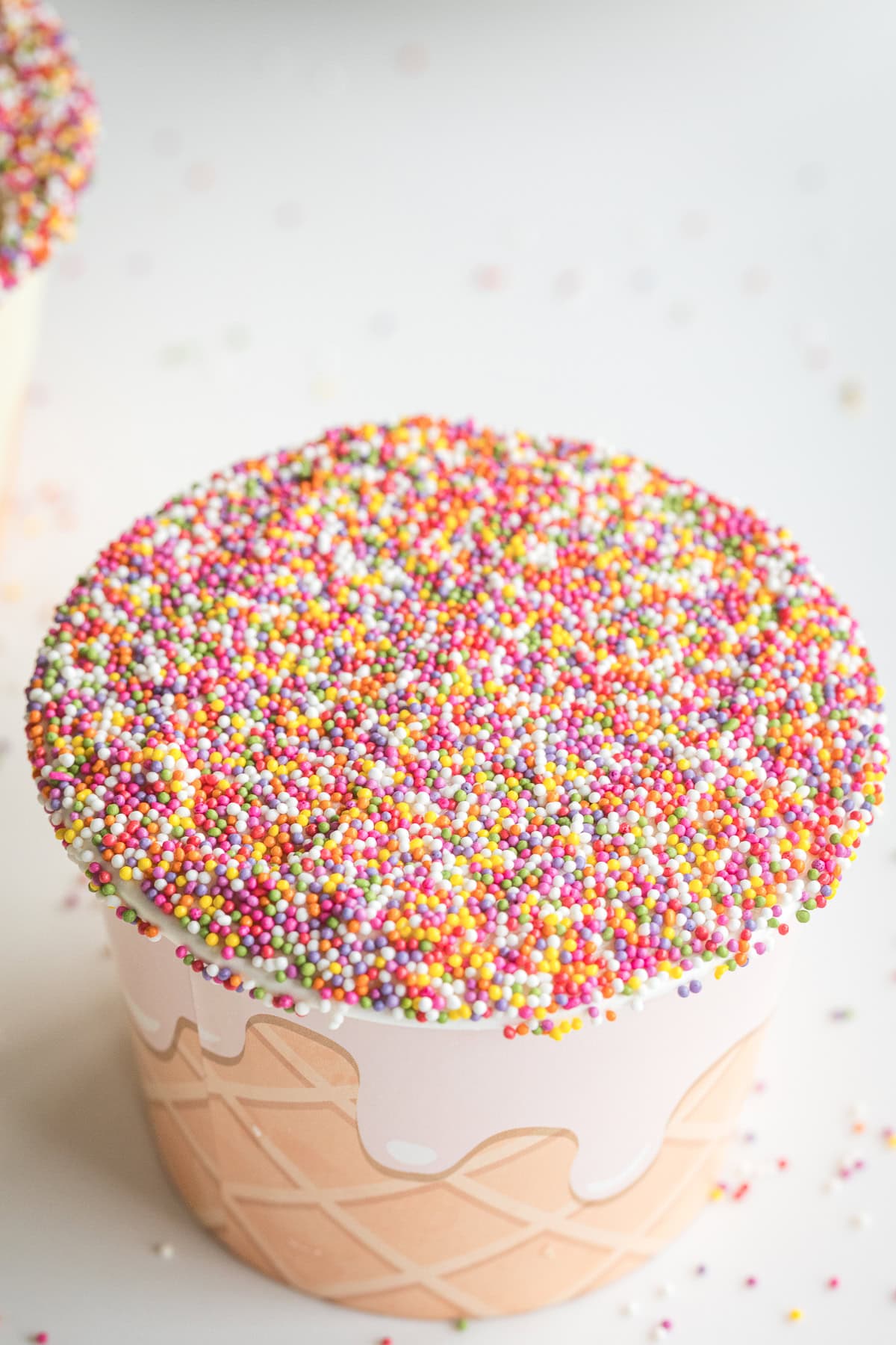 viral dot cake recipe copycat in snack cups.