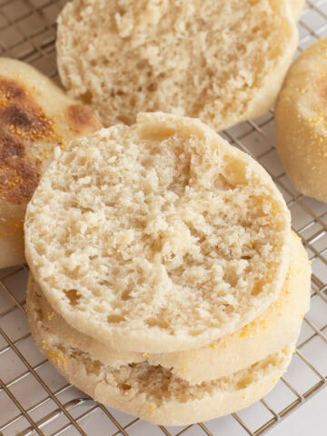 homemade english muffins recipe.