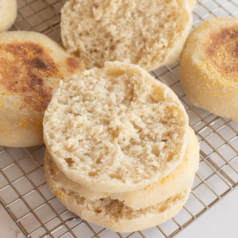 homemade english muffins recipe.