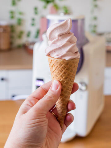 strawberry soft serve recipe.