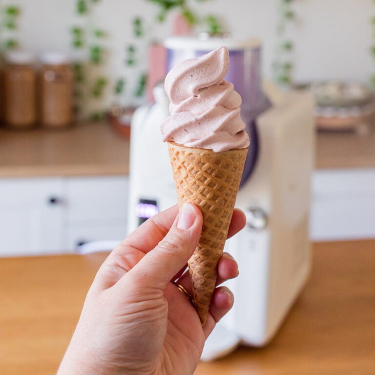 strawberry soft serve recipe.