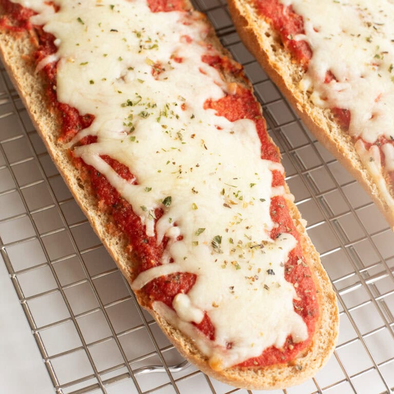 Fresh Milled Flour French Bread Pizza.