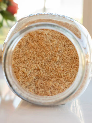 fresh milled flour breadcrumbs.
