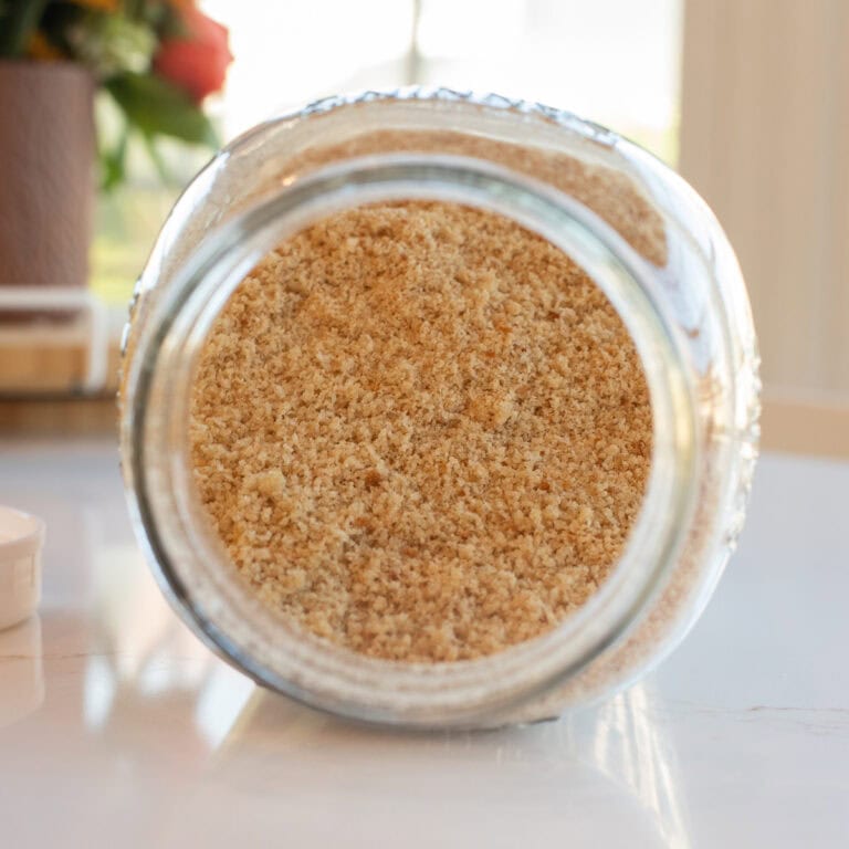 fresh milled flour breadcrumbs.